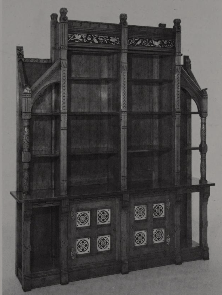 Bookcase by Isaac Elwood Scott. (Bolger, 1986)